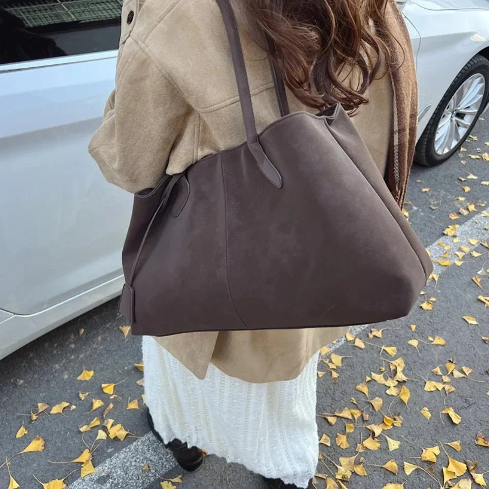 Amara Suede Handbag