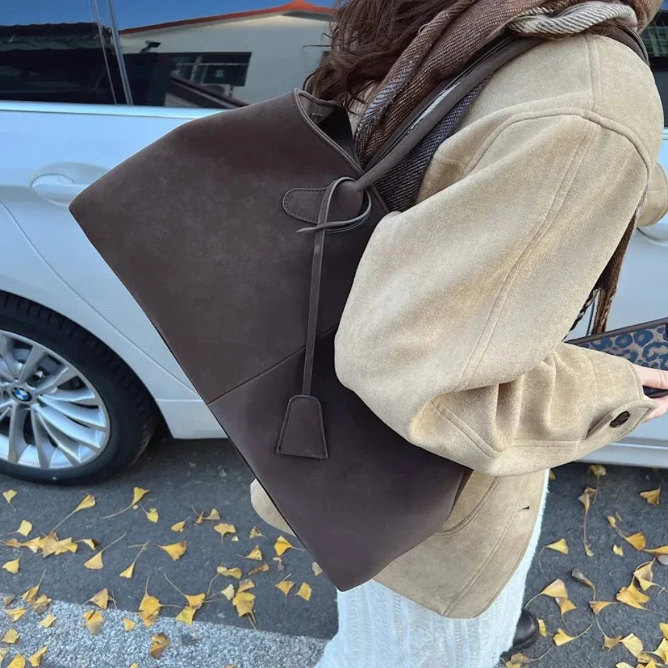 Amara Suede Handbag