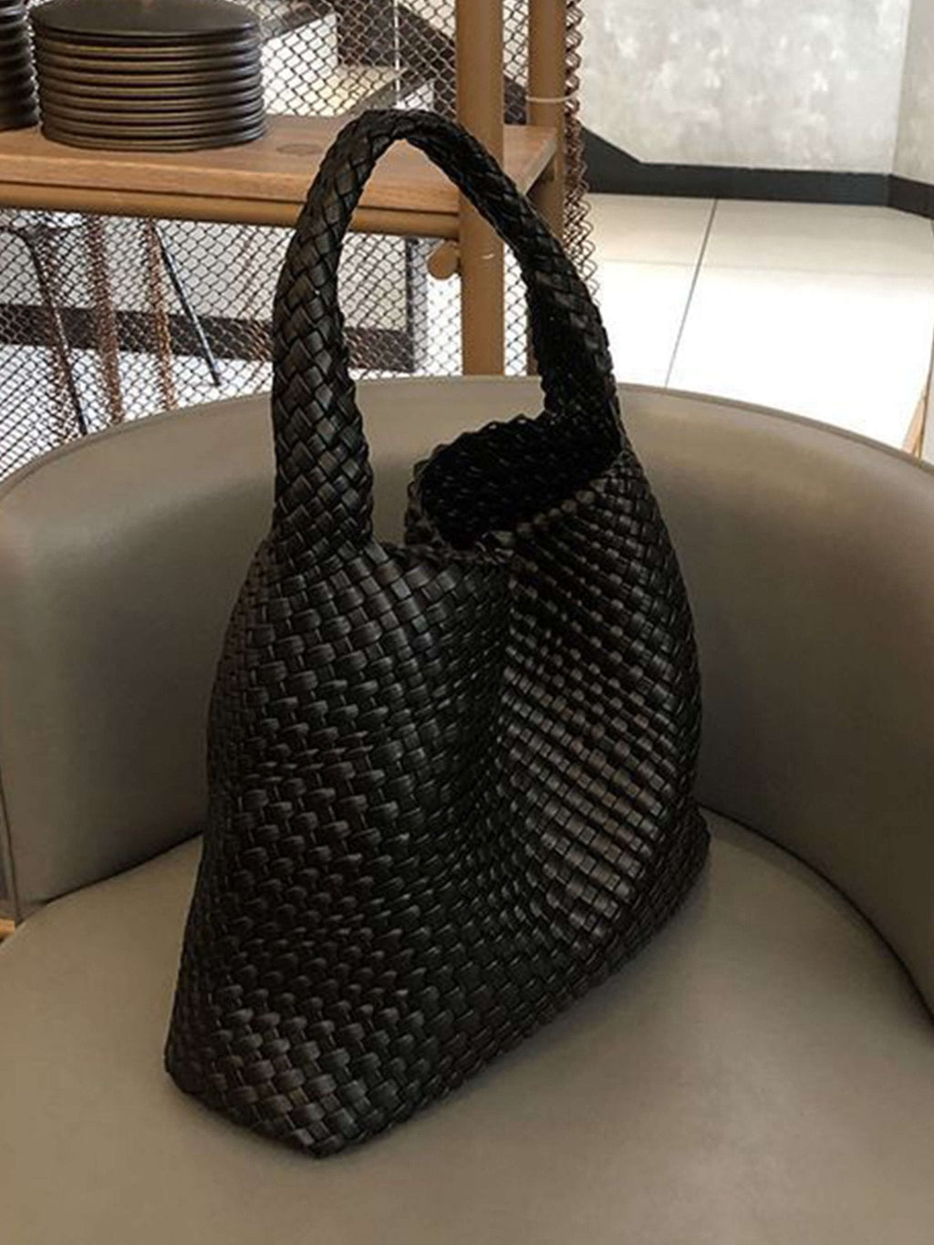 Cara Woven Shopper Bag Medium