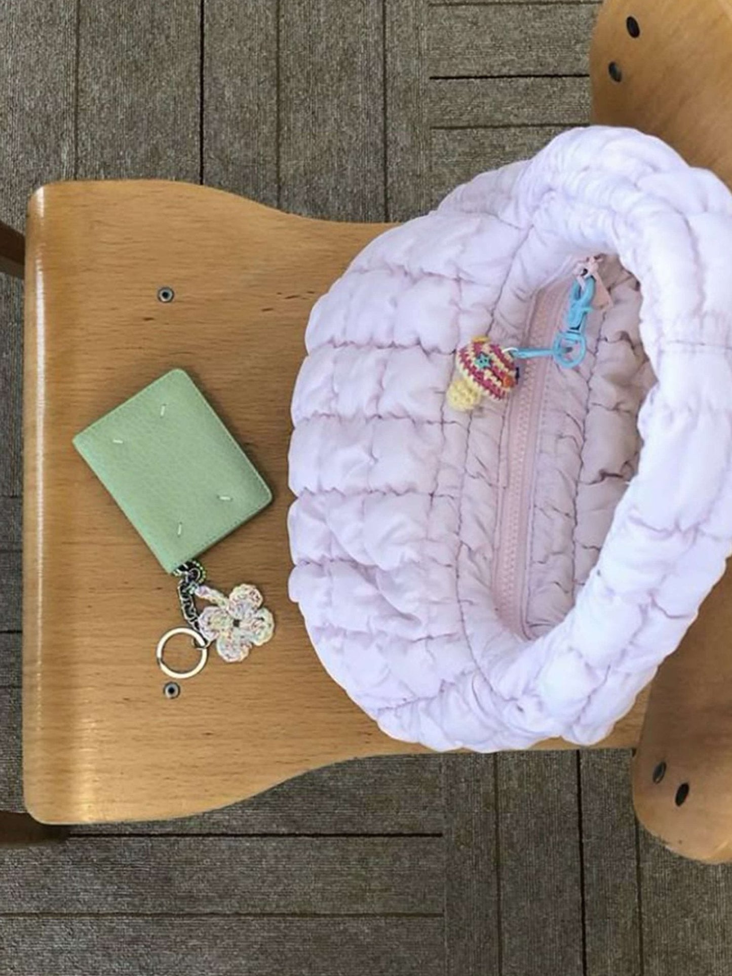 Wolkige Puffer-Tasche