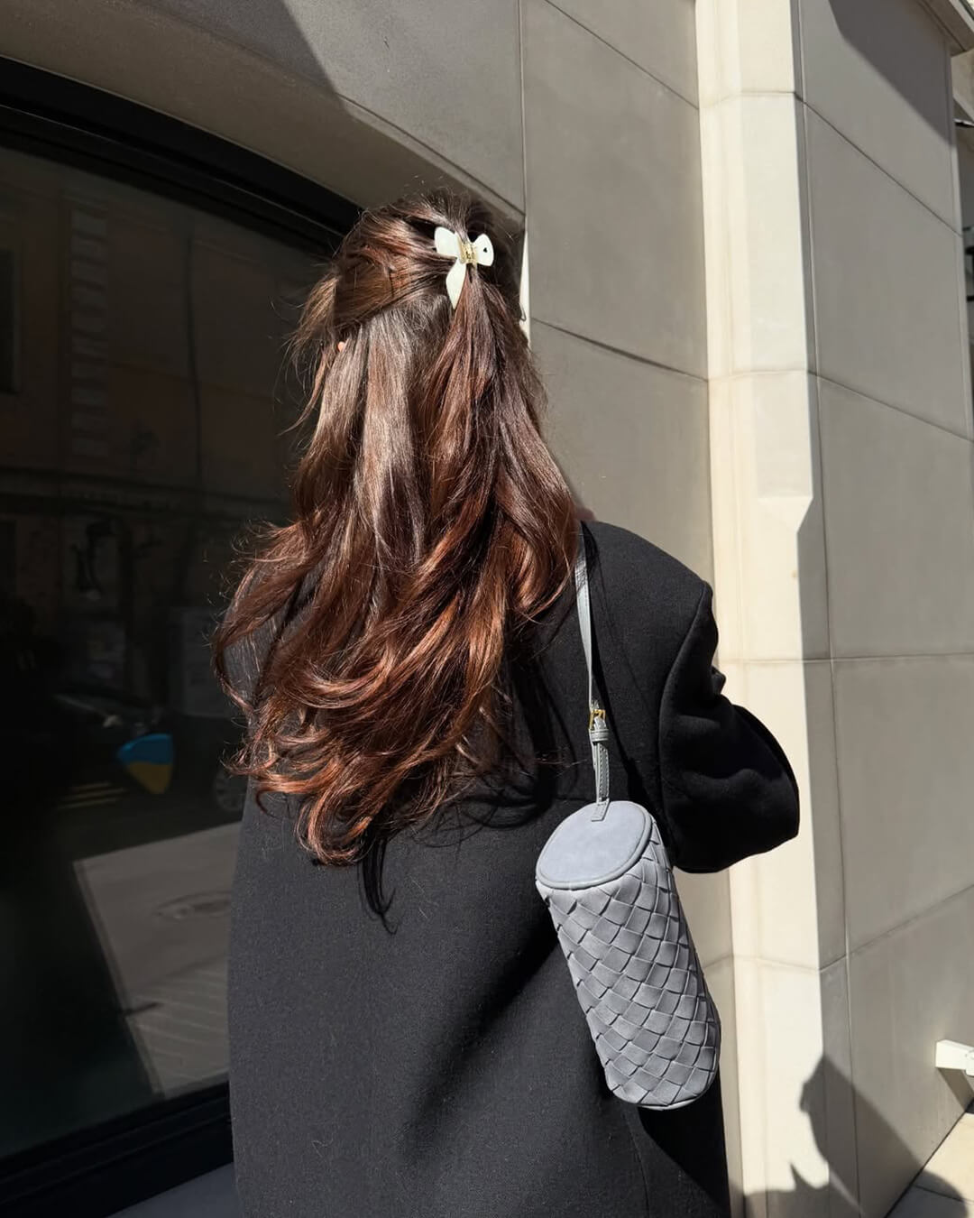 Bolso Eva de gamuza tejida