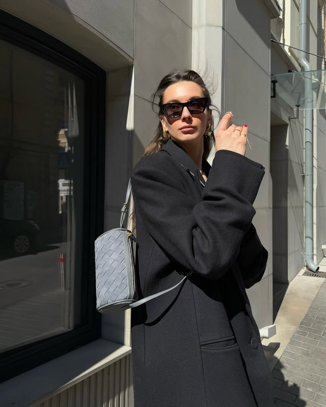 Bolso Eva de gamuza tejida