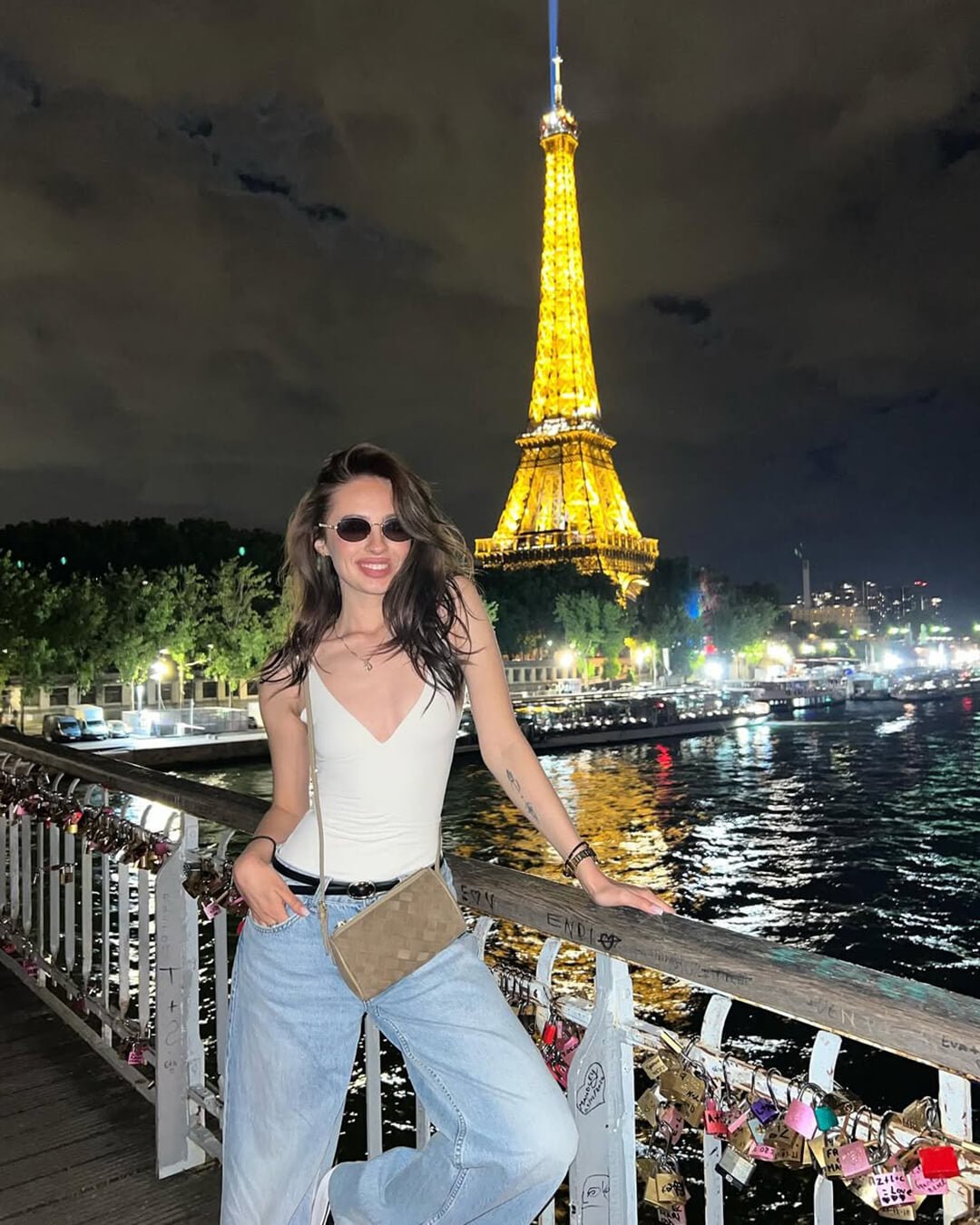 Bolso Eva de gamuza tejida