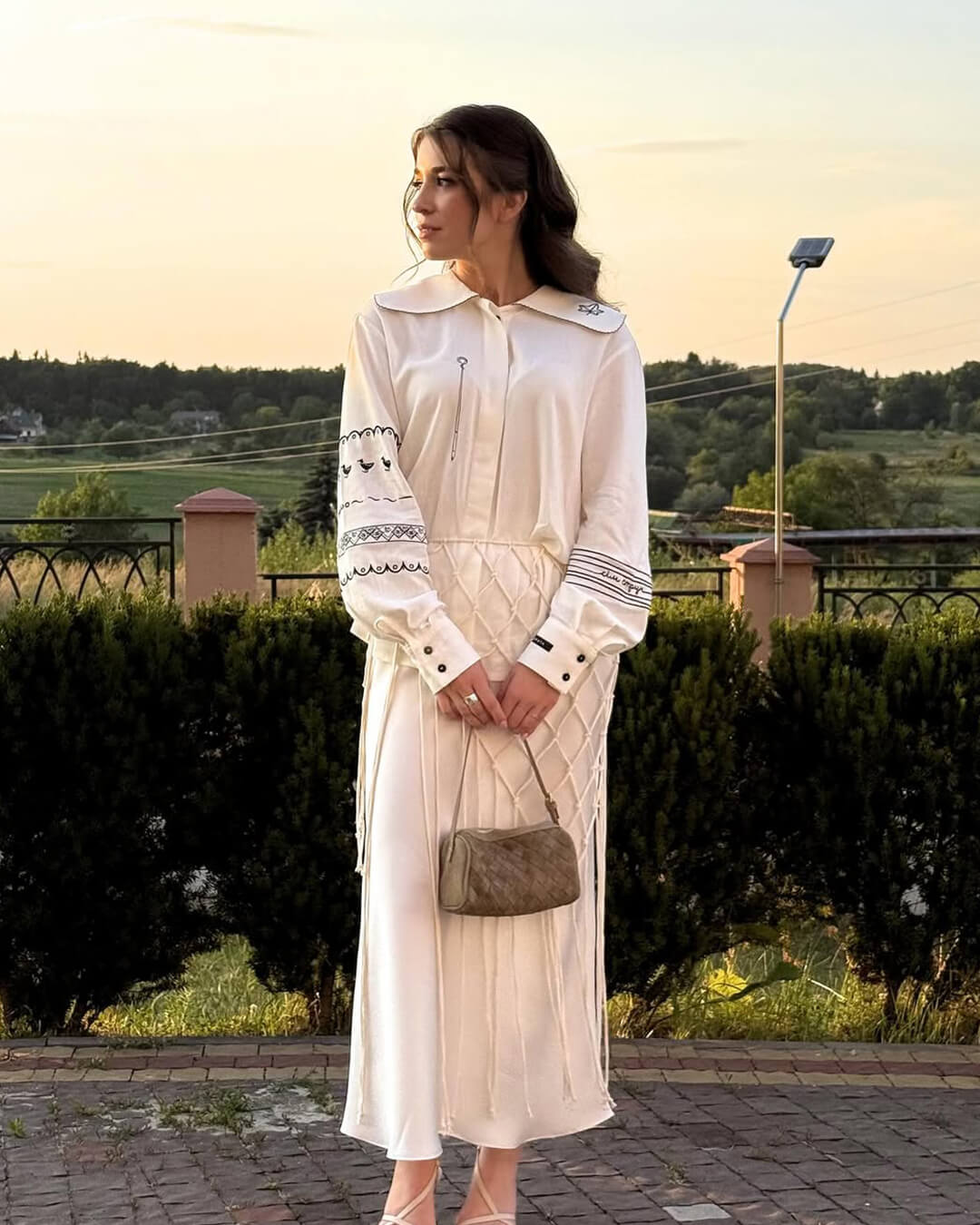 Bolso Eva de gamuza tejida