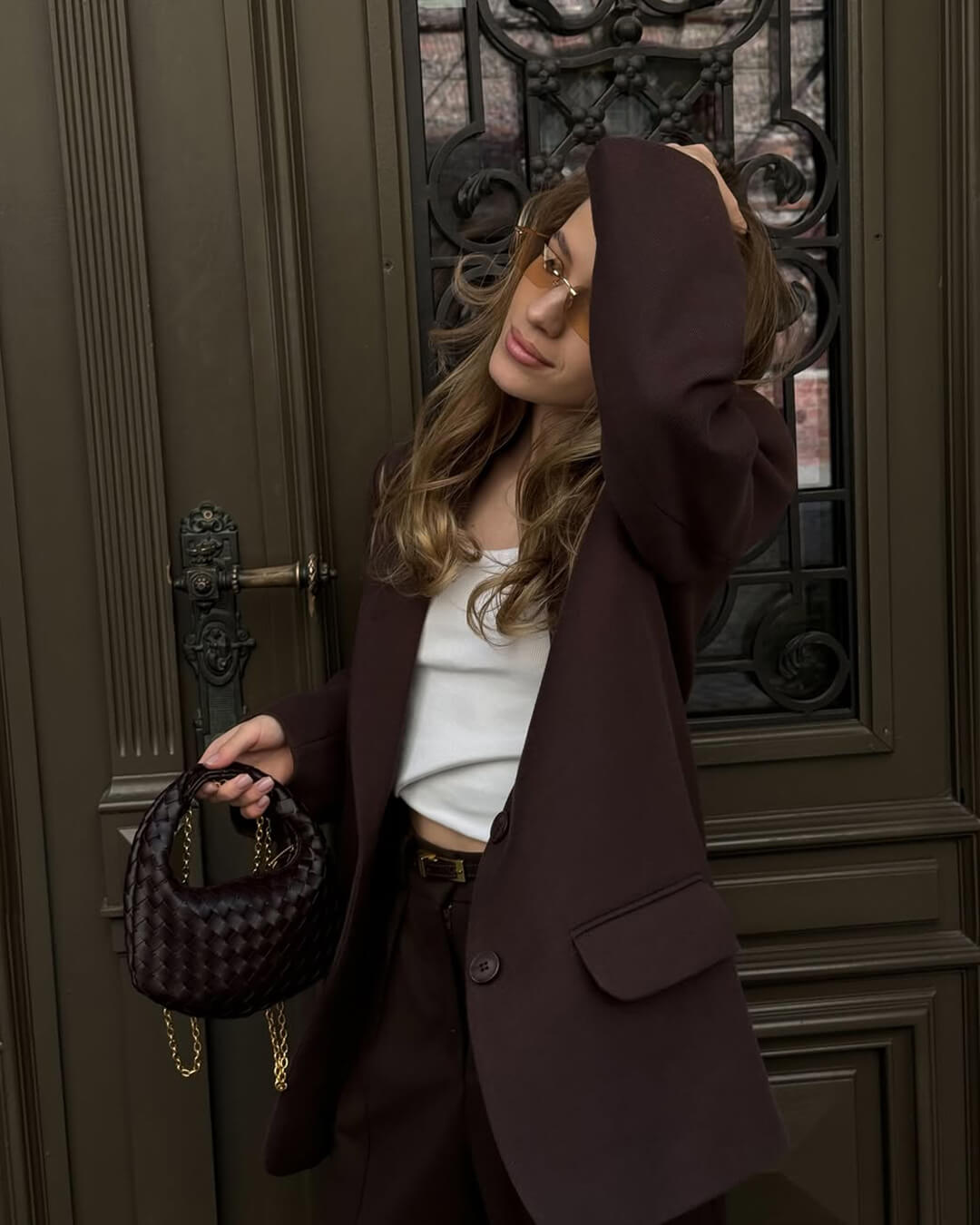Jessy Hobo-Minitasche mit Flechtmuster