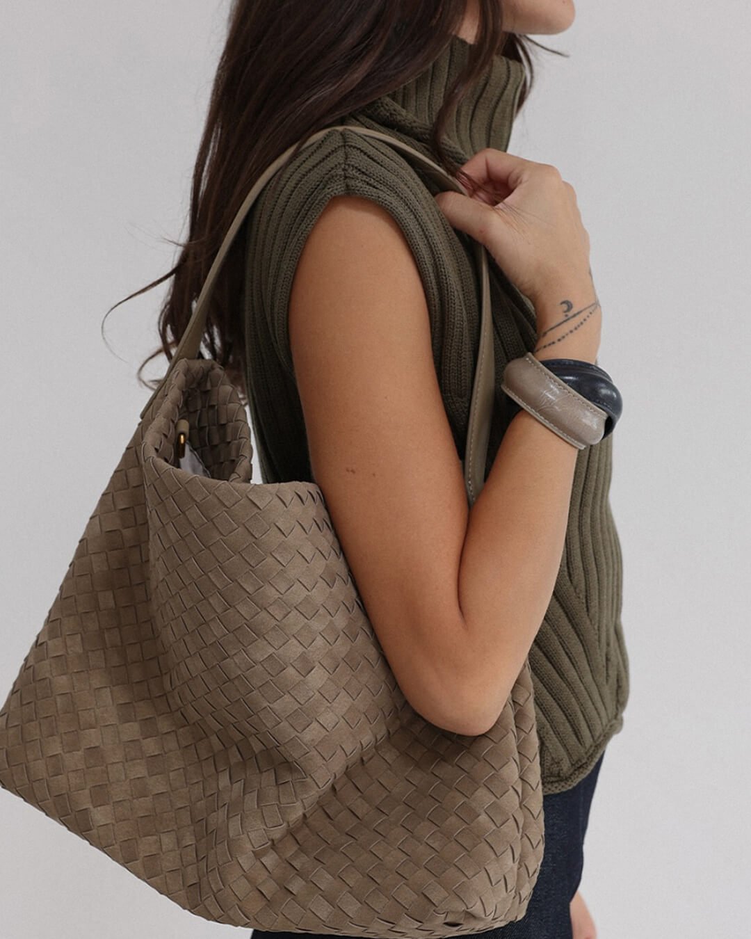 Marceline Wildledertasche
