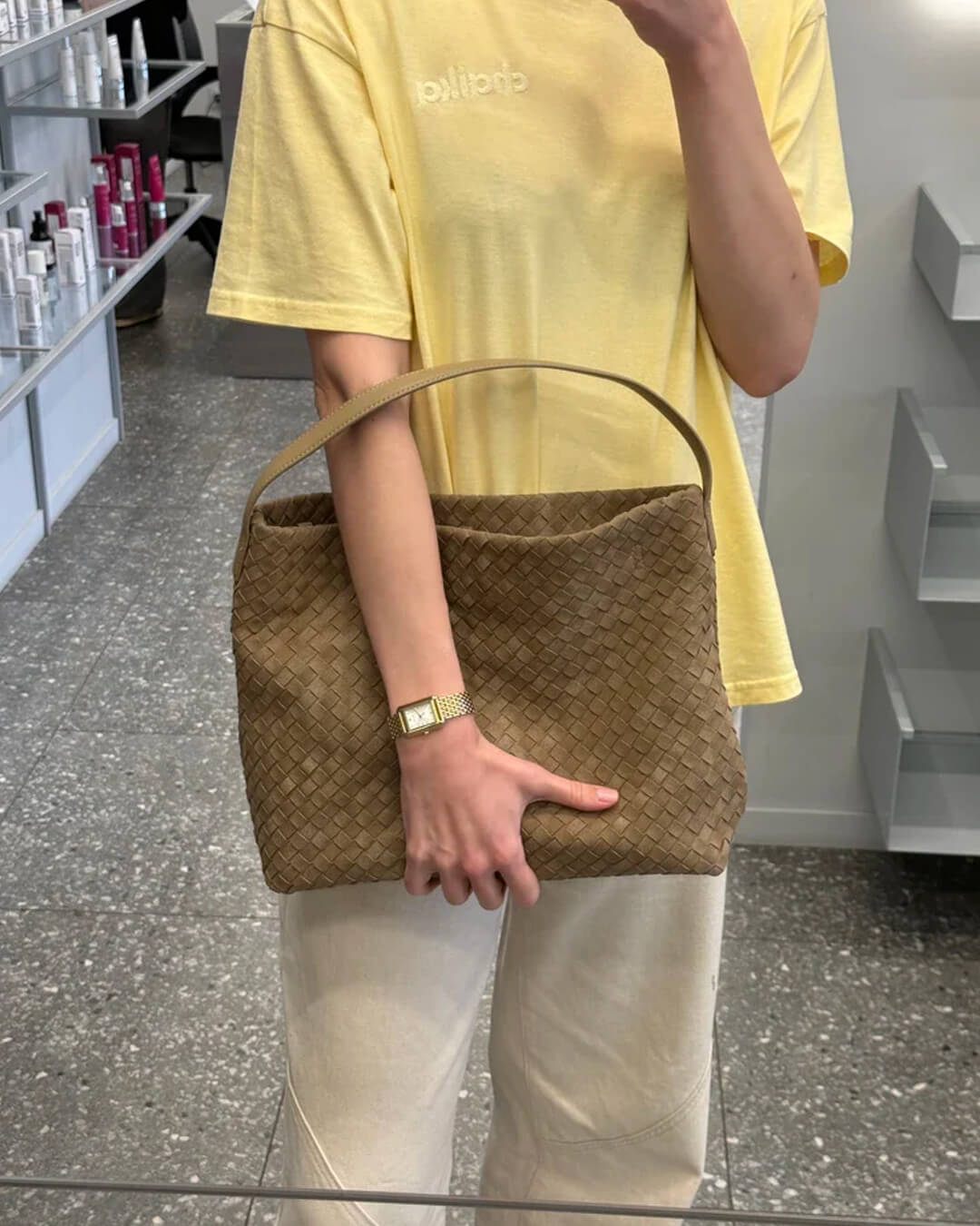Marceline Wildledertasche