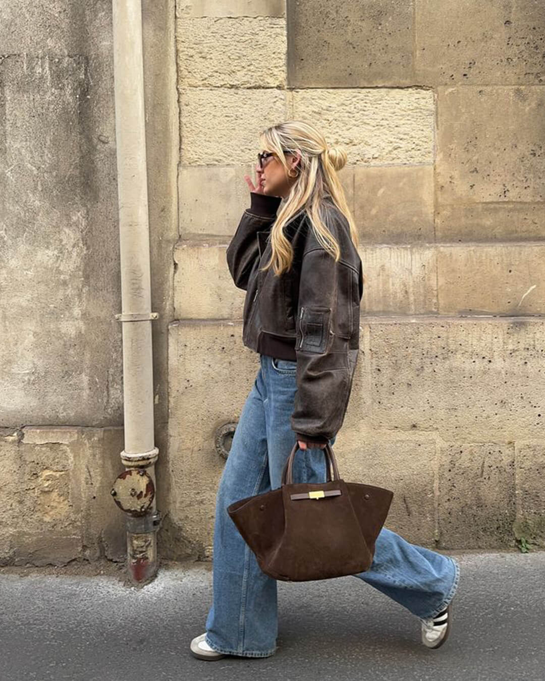 Mathilde Suede Bag