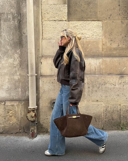 Mathilde Suede Bag