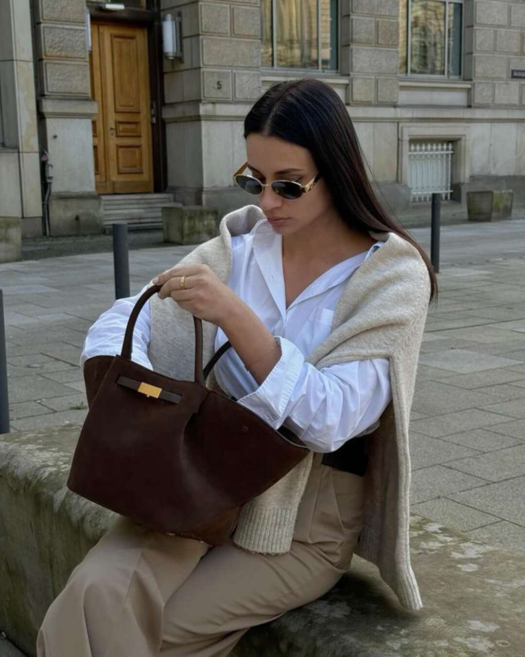 Mathilde Suede Bag